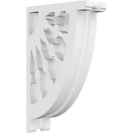 Ekena Millwork Classic Wagon Wheel Architectural Grade PVC Corbel, 1 7/8"W X 5"D X 8"H CORP01X05X08CW